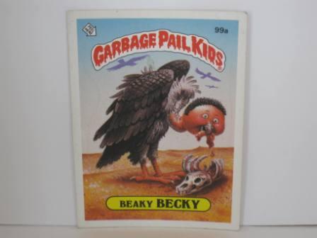099a Beaky BECKY 1986 Topps Garbage Pail Kids Card